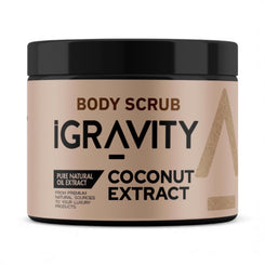 مقشر الجسم بزيت جوز الهند